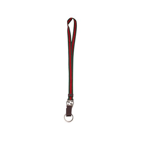 gucci lanyard fake|authentic Gucci keychain.